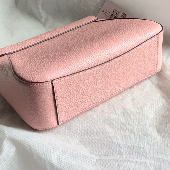 NEW WITH TAGS Kate Spade Pebbled Leather Pink Handbag/Crossbody - Picture 3 of 7